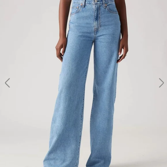 Levi's Ribcage Wide Leg Jeans - Picture 1 of 7